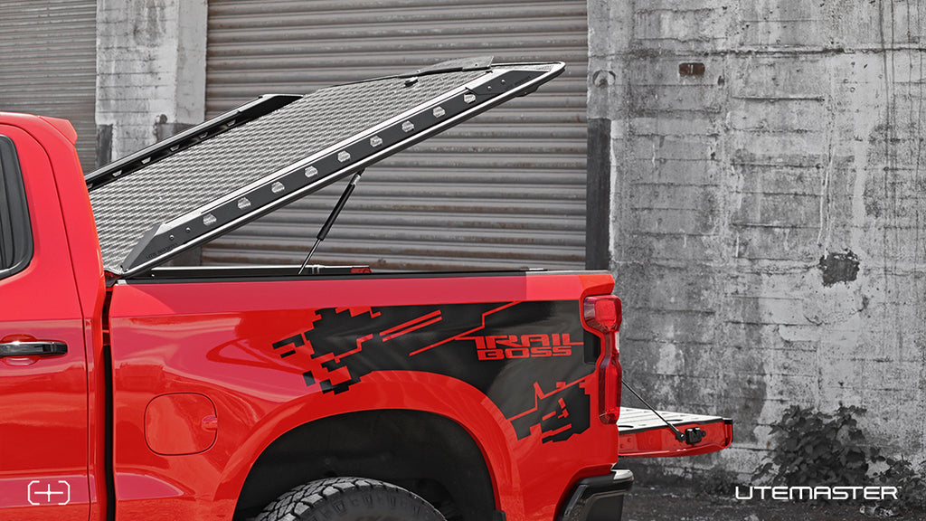 Load-Lid with Destroyer side rails to suit Chevrolet Silverado 5' 8" Bed