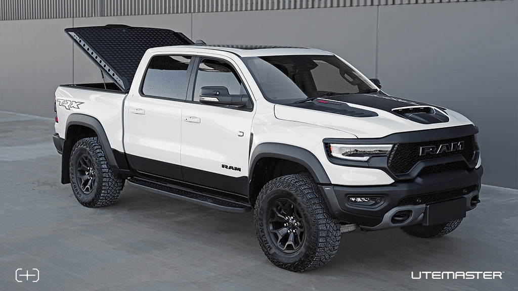 Utemaster Raptor Load-Lid with Destroyer side rails to suit Ram 1500 6' 4