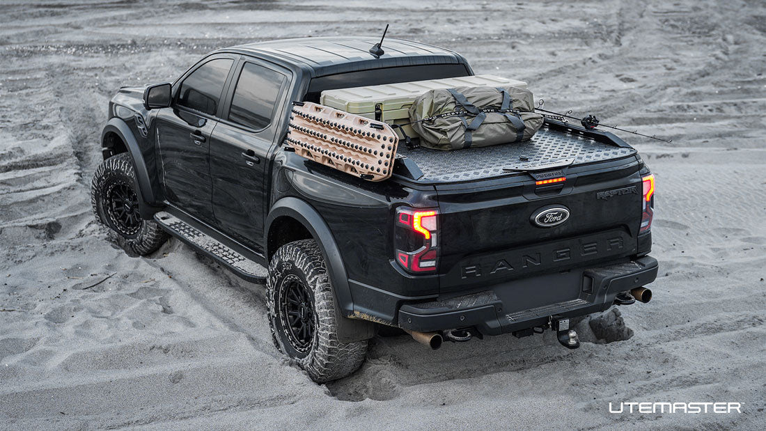 Load-Lid with Destroyer Side Rails to suit Ford Ranger – Utemaster