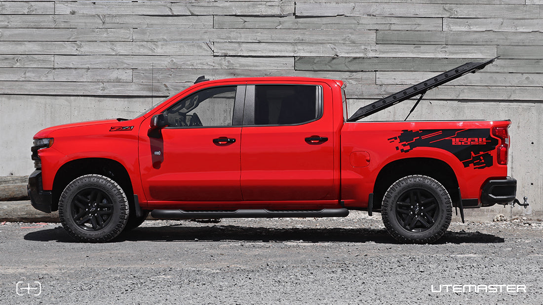 Load-Lid with Destroyer side rails to suit Chevrolet Silverado 5' 8" Bed